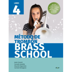 Método de Trombón Brass School Livro 4